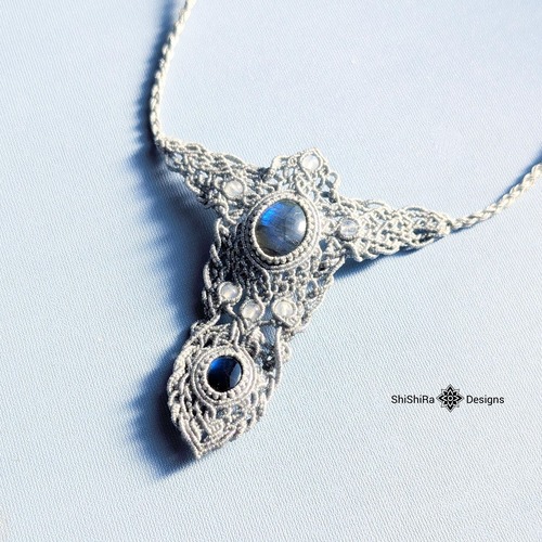 Pendant / Labradorite ・ black Labradorite