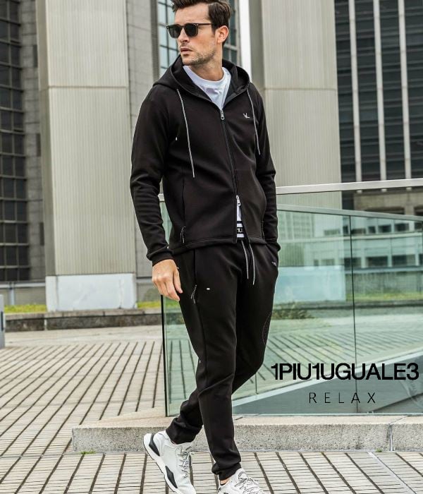 1PIU1UGUALE3トップス(セットアップ上) 1PIU1UGUALE3 RELAX ウノピゥウノウグァーレトレ リラックス ライン