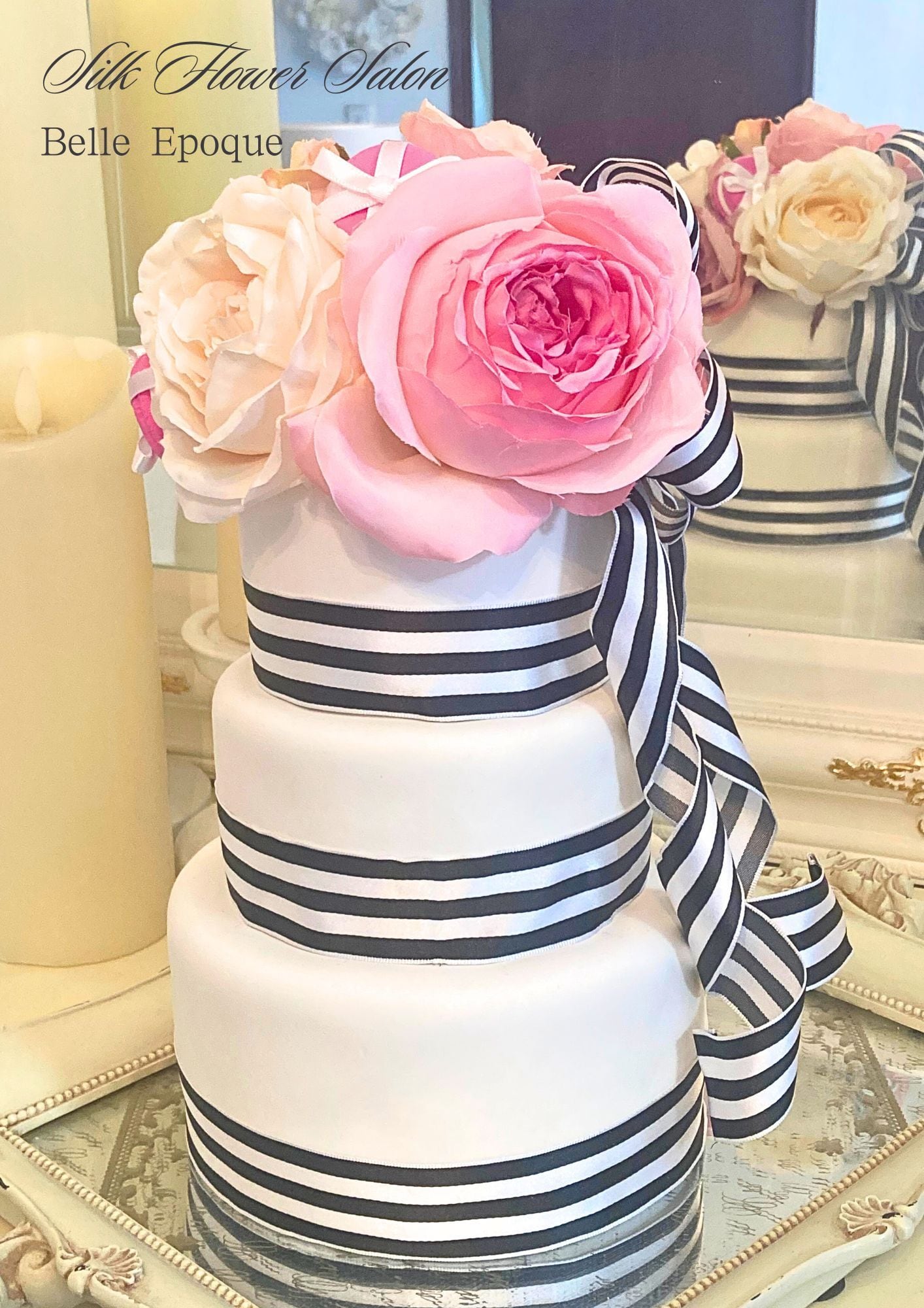 専用】ティファニーブルーのマカロンタワーと2段クレイケーキ