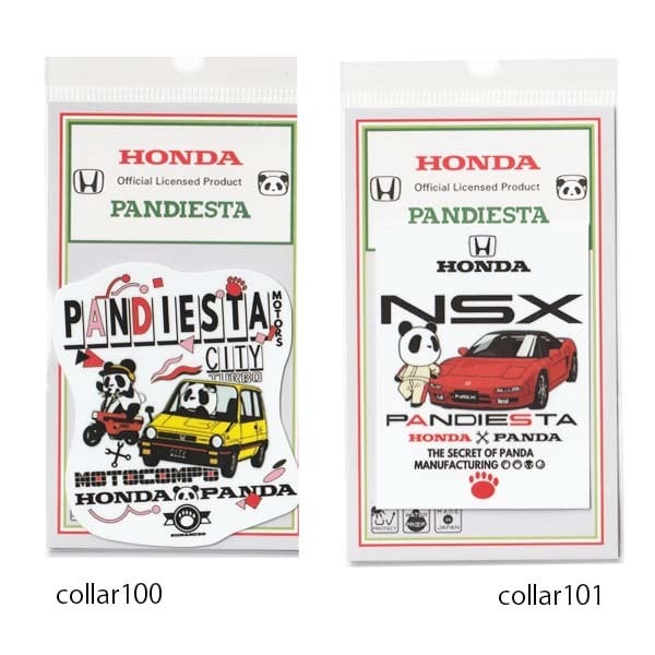 HONDA×PANDIESTA 防水 ステッカー ホンダ シティー NSX バモス CIVIC