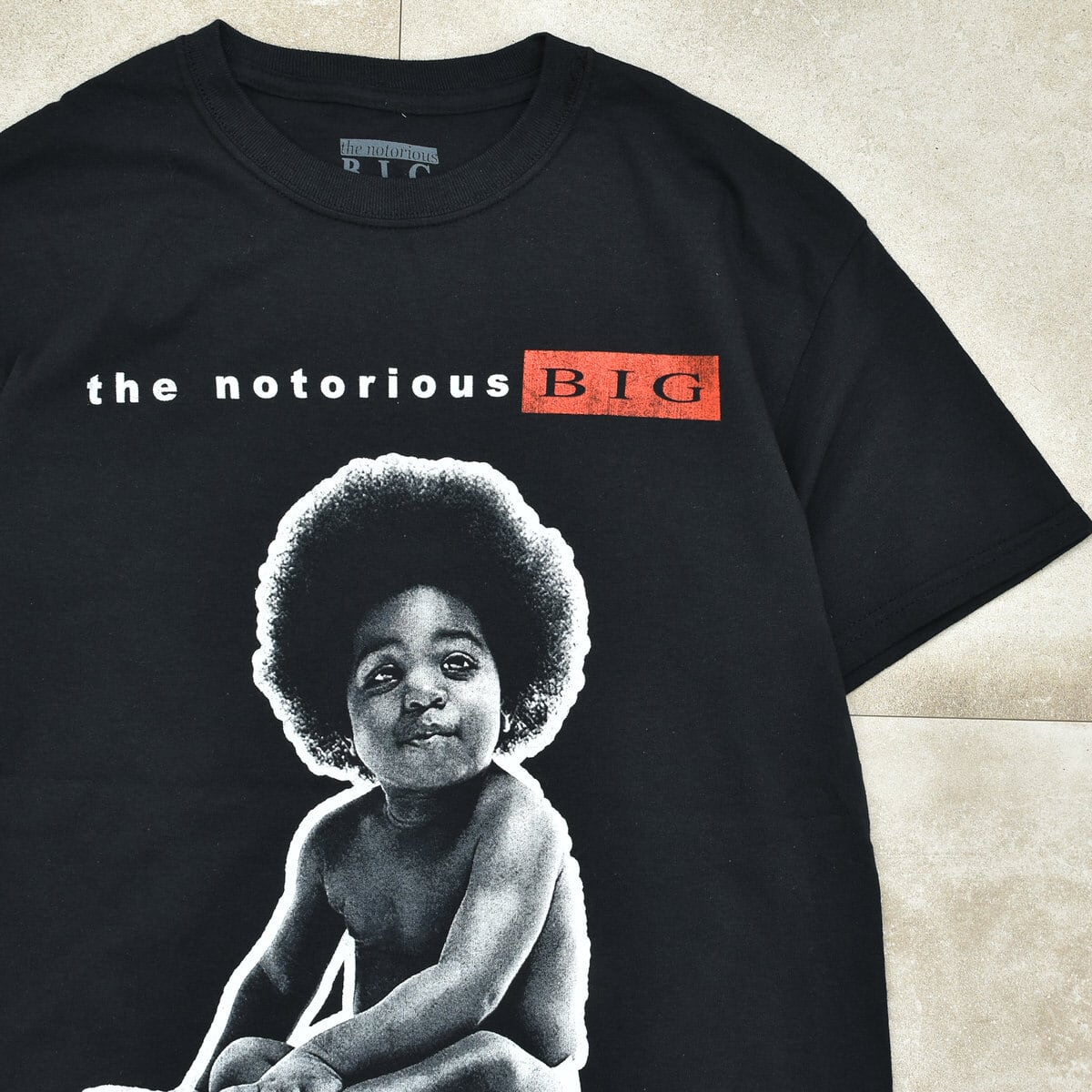 Brooklyn Mint The notorious BIG Ready To Die baay print T-shirt ...