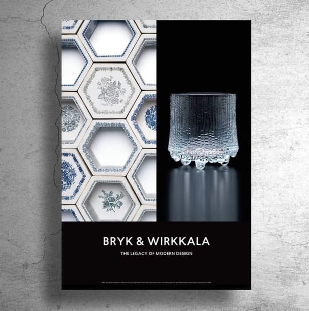 『ルート・ブリュック/タピオ・ヴィルカラ』フィンランド財団制作ポスター/北欧