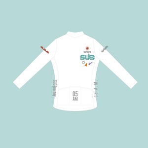 White Collection / 長袖 ホワイト✖️グリーン