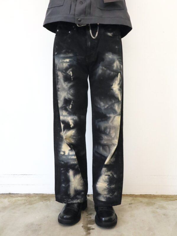 JIEDA DYED LOOSE FIT DENIMタイダイ染めデニムジエダ JIEDA DYED LOOSE FIT DENIMタイダイ染めデニムジエダ