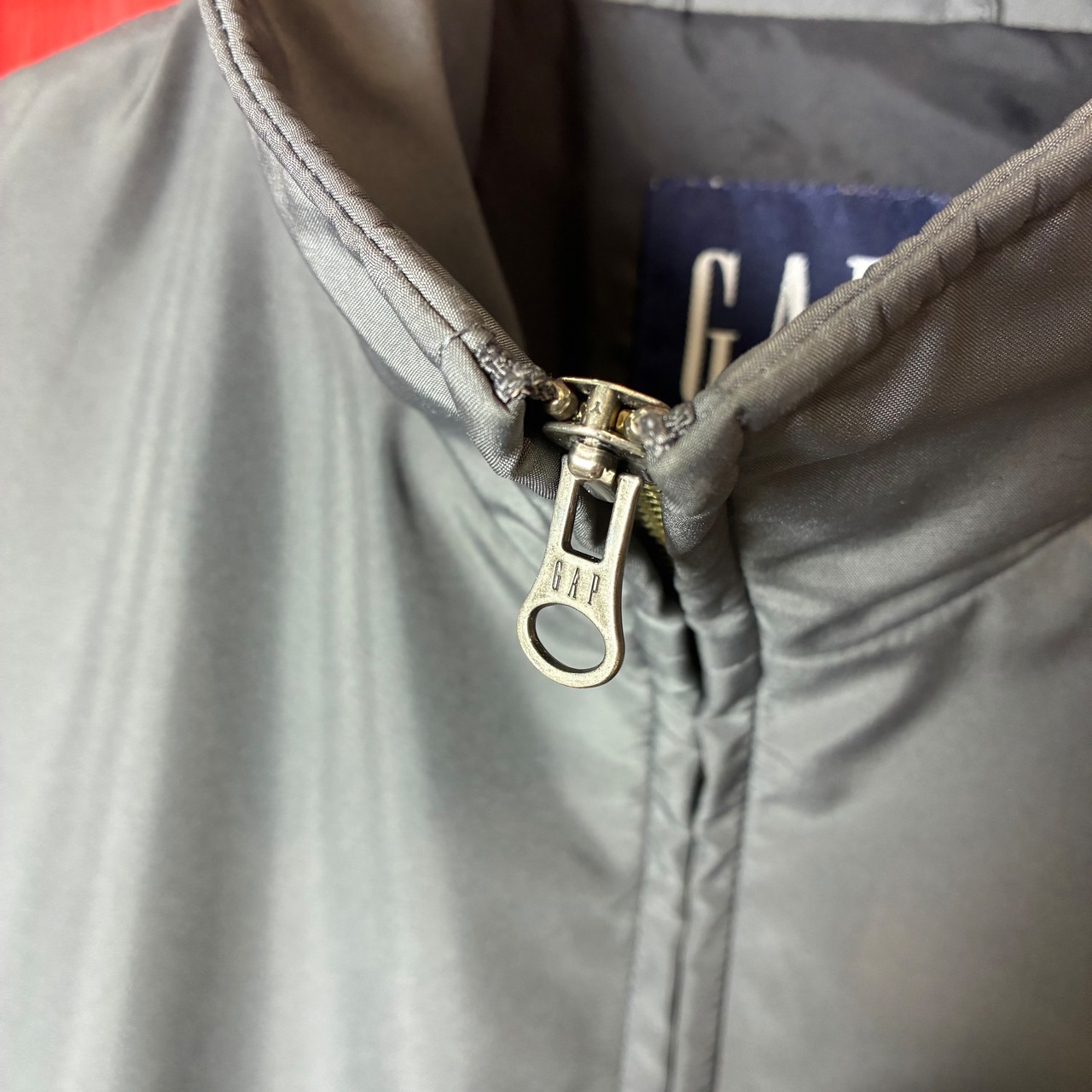 00s GAP / ナイロンジャケット / スタンドカラー / テック / ダークグレー
