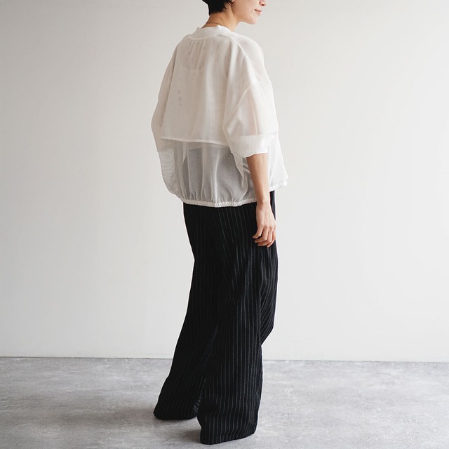 異素材コンビブルゾン