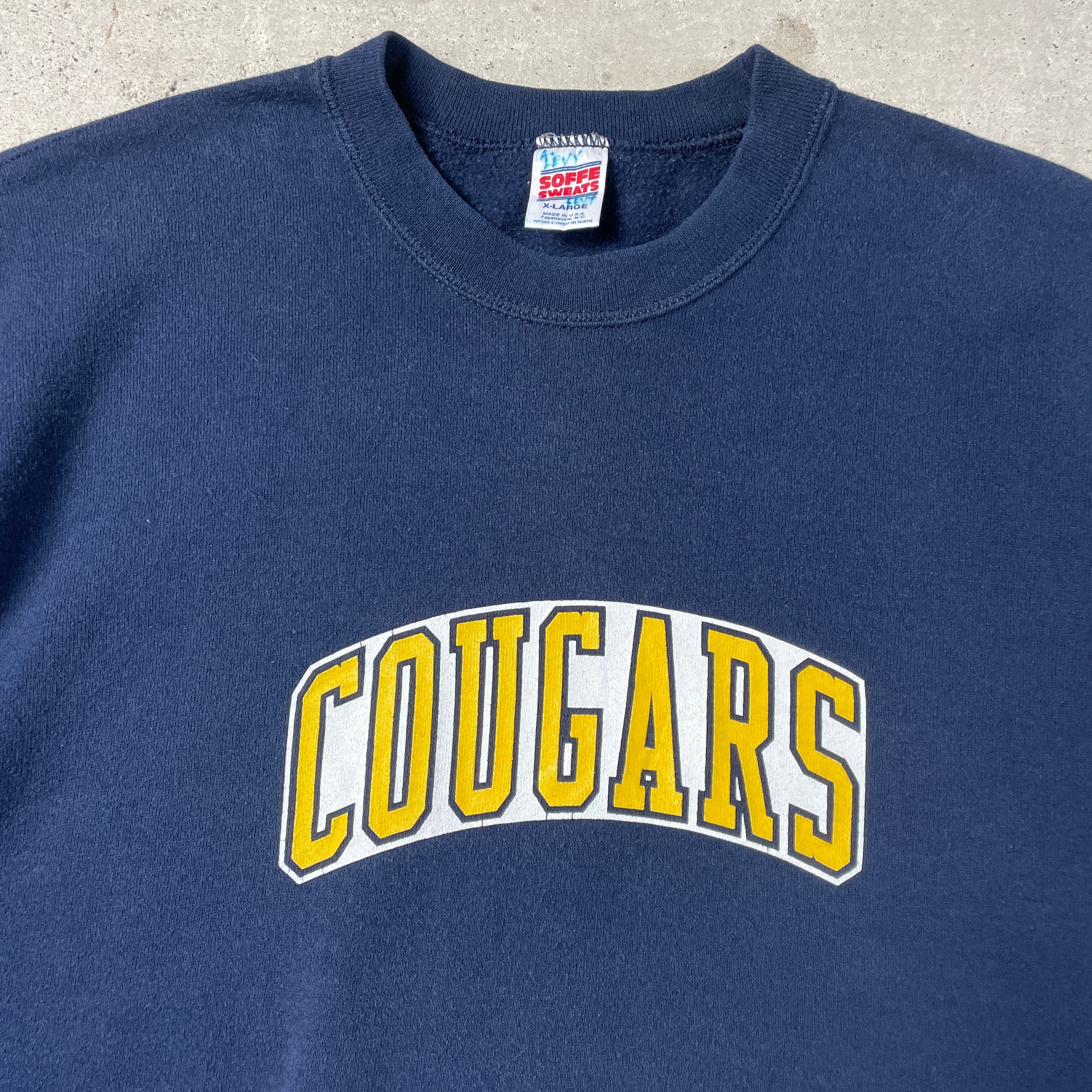 90's Edgewood Cougars 米国スポーツチーム  スウェット