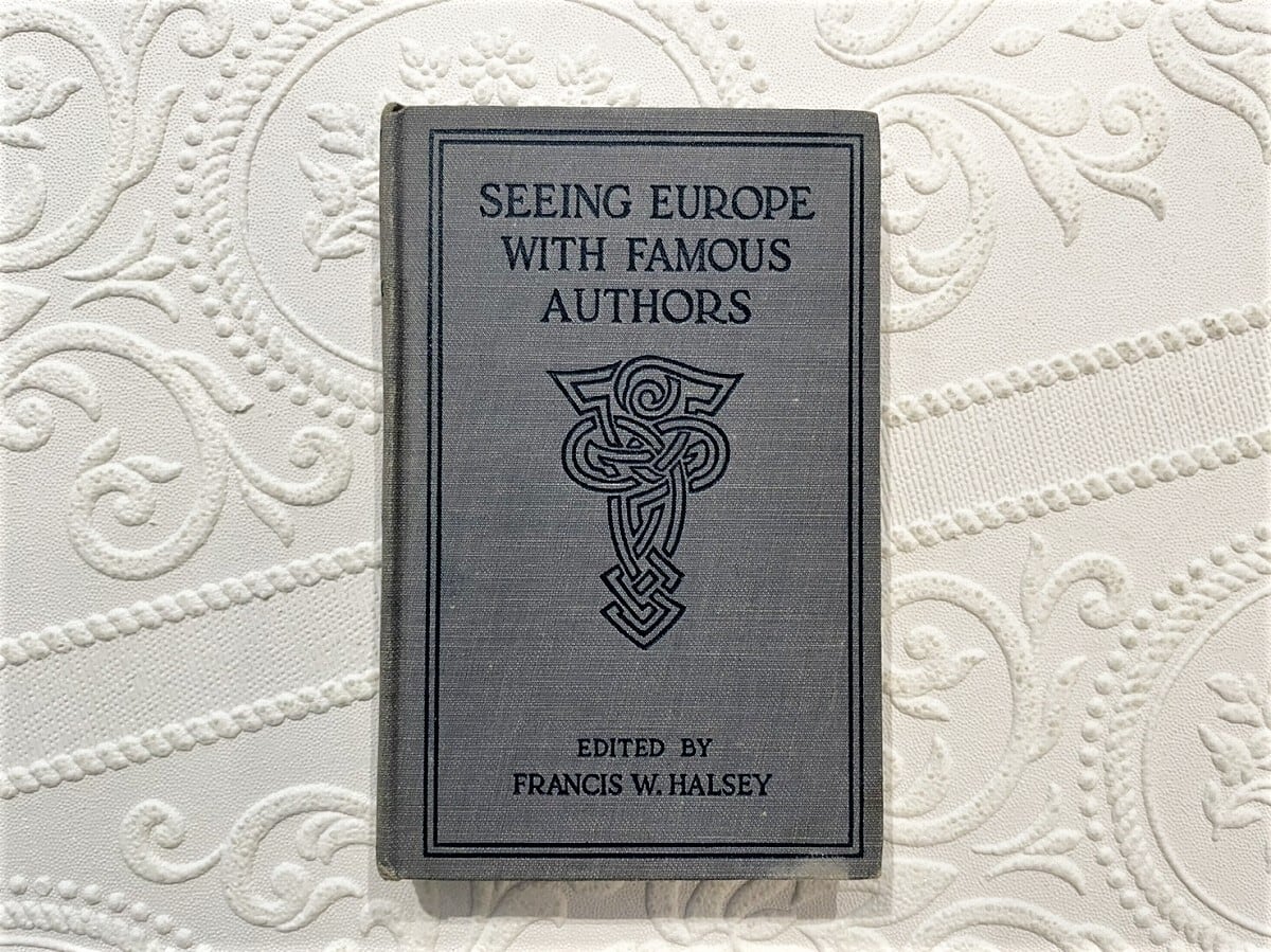 【CV459】Seeing Europe with Famous Authors / display book
