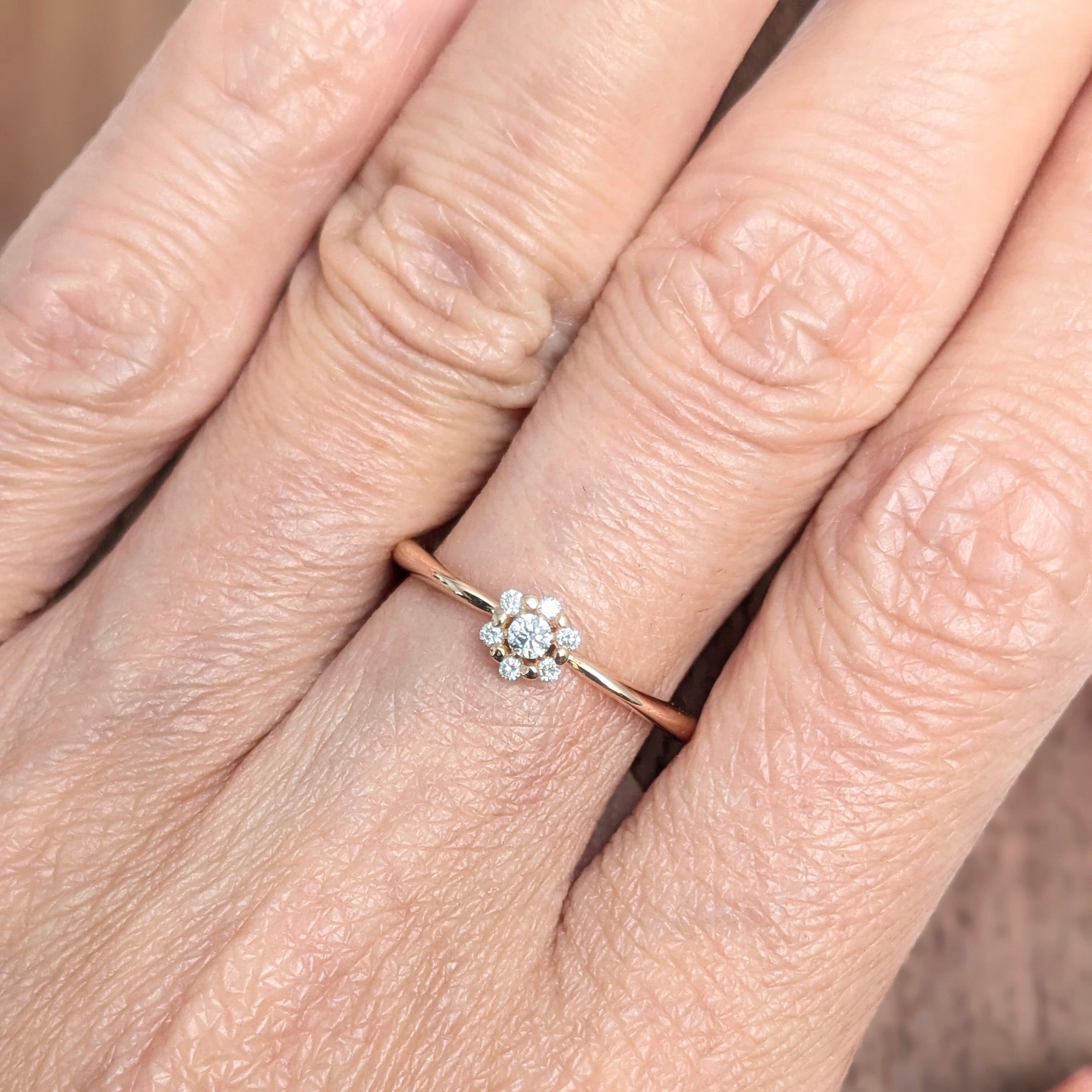 K18ダイヤリング ダイヤモンド 0.07ct 【PRO207676】 | CollectJewel