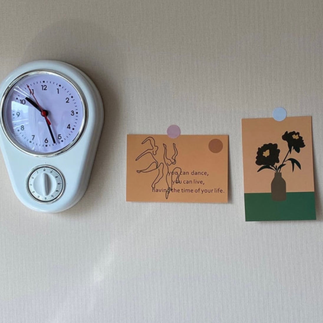 retro timer wall clock 3colors / レトロ タイマー ウォールクロック