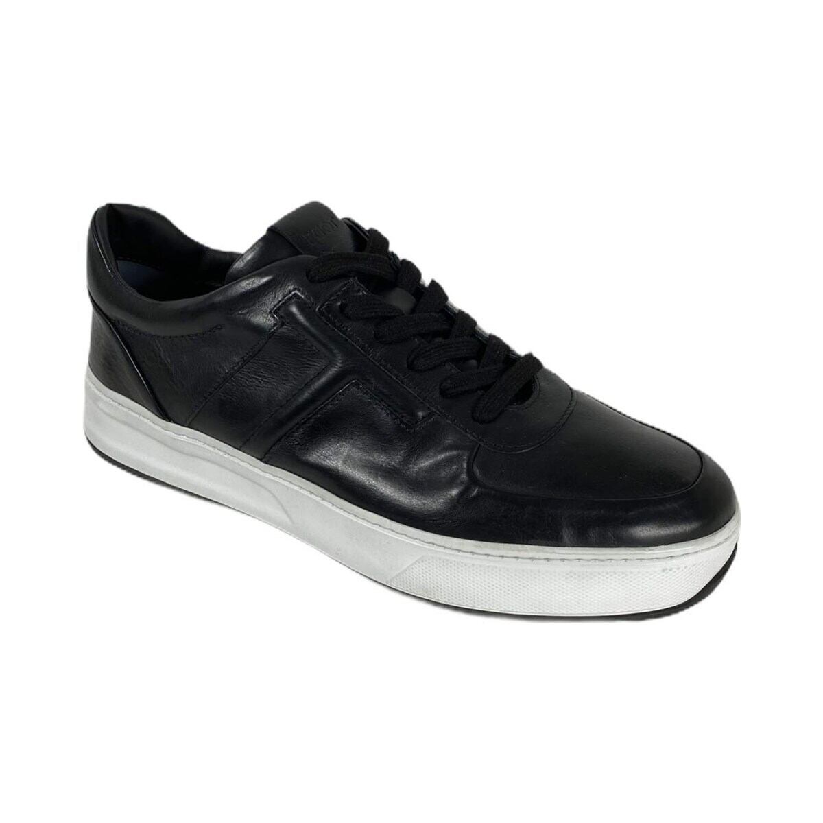 TOD'S トッズ メンズ スニーカー レザー ブラック