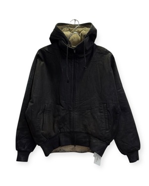 DINGYUN ZHANG / COATED ZIP-UP HOODIE