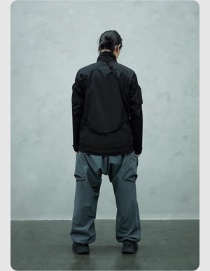 NOSUCISM_26SS_「敛」アークジップポケットソフトシェルパンツ