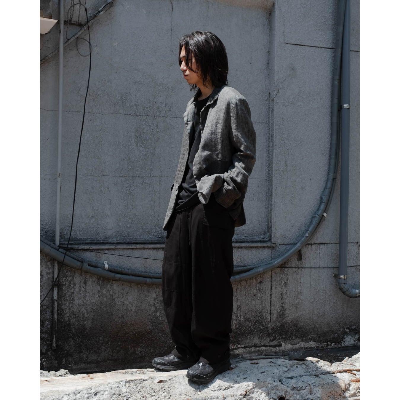 daub] (ドーブ) M25SS-JK15 PATCHWORK WORKER JACKET | Clique Tokyo