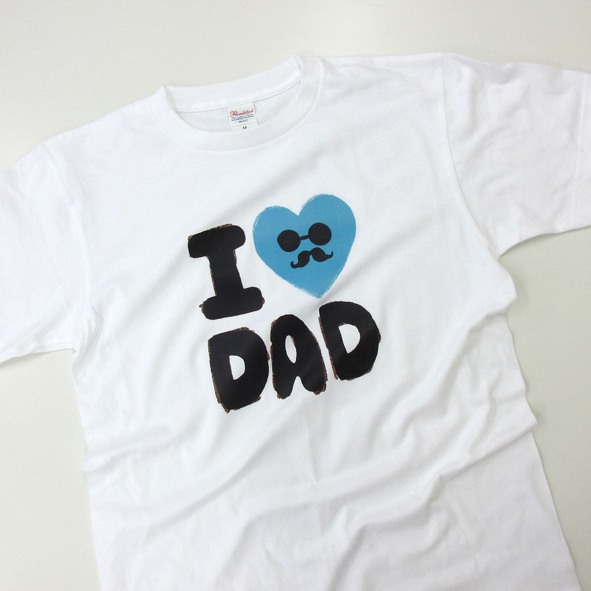 I LOVE DAD Tシャツ ms100 父の日 お祝い メッセージ ギフト プレゼント