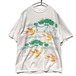 [Hanes --Made In USA] Vintage Print T-shirt Goldfish pattern [1990s-] Vintage Print T-Shirt