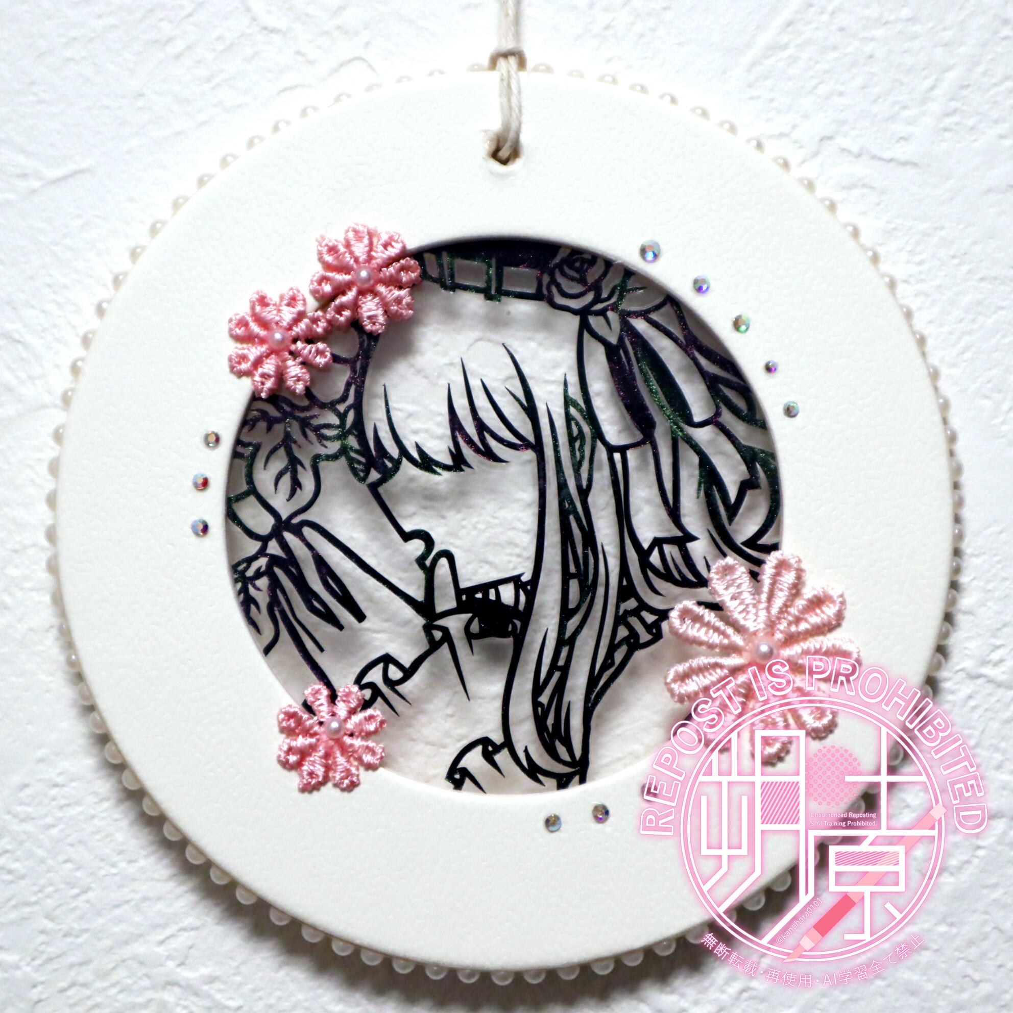 受注販売】カードサイズ：イラストや写真を切り絵にしませんか