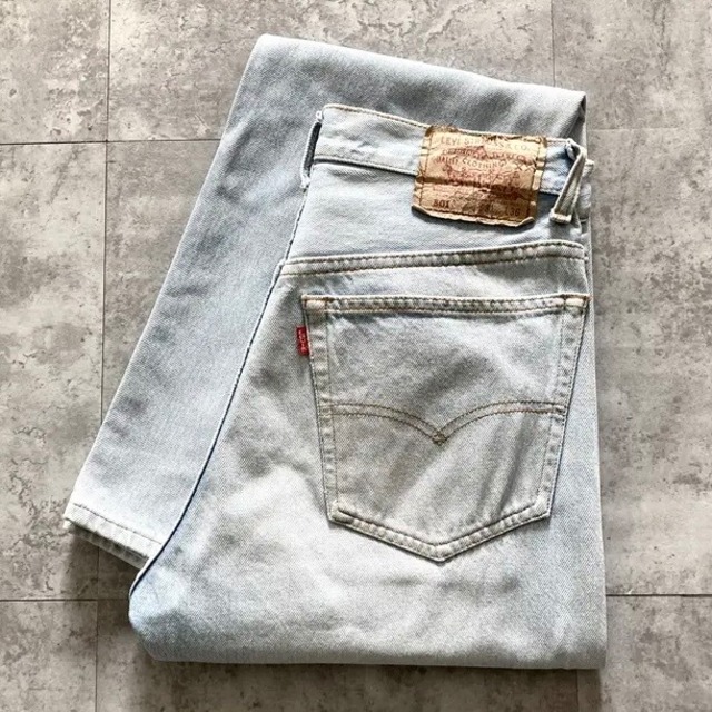 W31 L36】90s US.Levis 501 リーバイス 92年製 バレンシア工場(555 