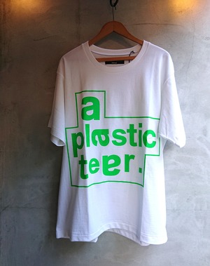 Sick and Tiired "plastic PRINT T-SHIRTS"  White / Green Print Color