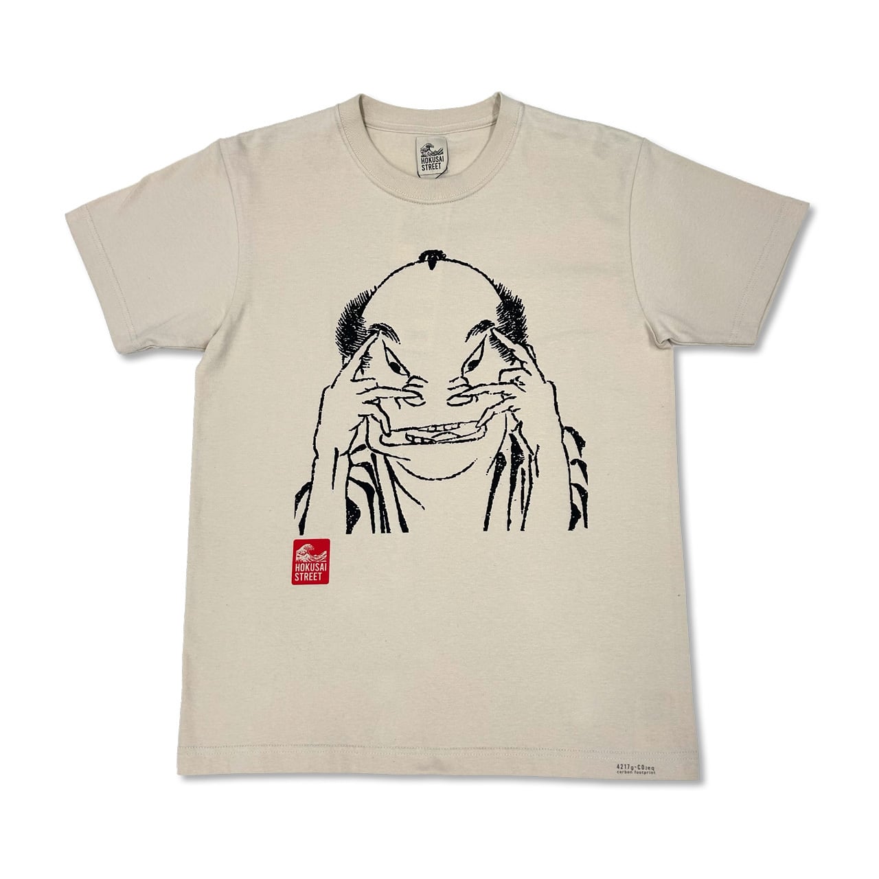 北斎漫画Tシャツ 百面相-参 ツリメ 703006 葛飾北斎 KATSUSHIKA