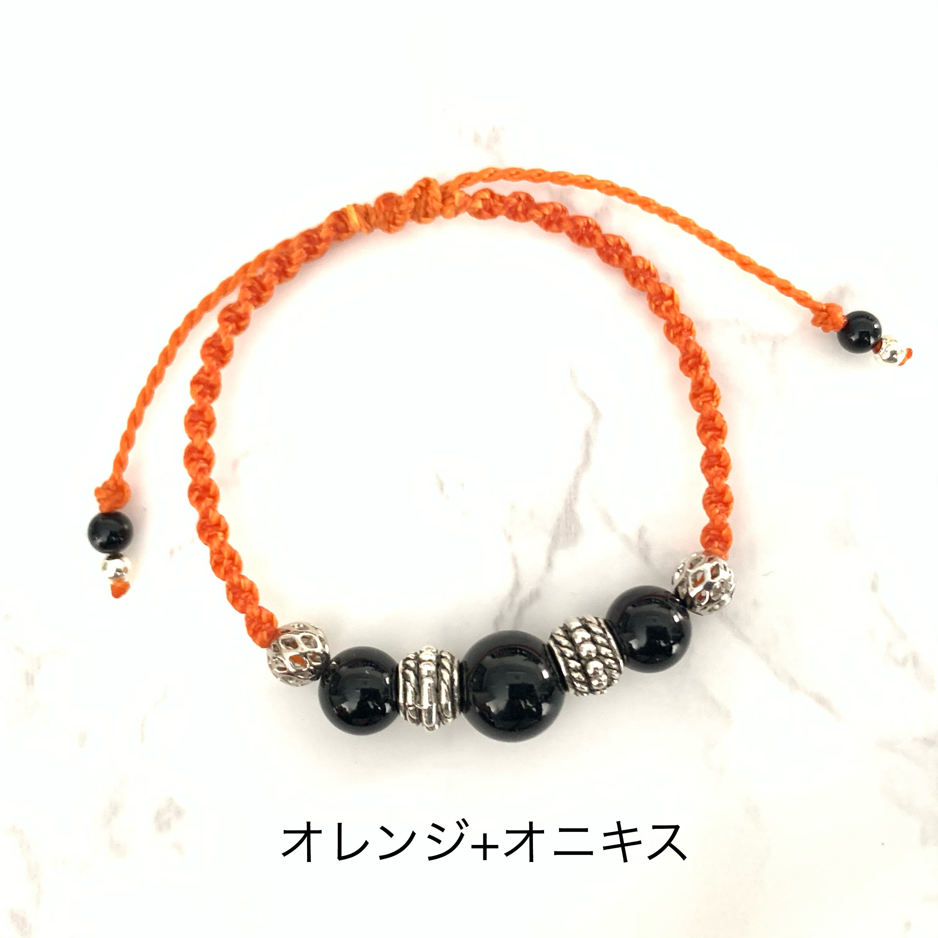 天然石のマクラメ編みブレスレット | crescent-天然石アクセサリーと
