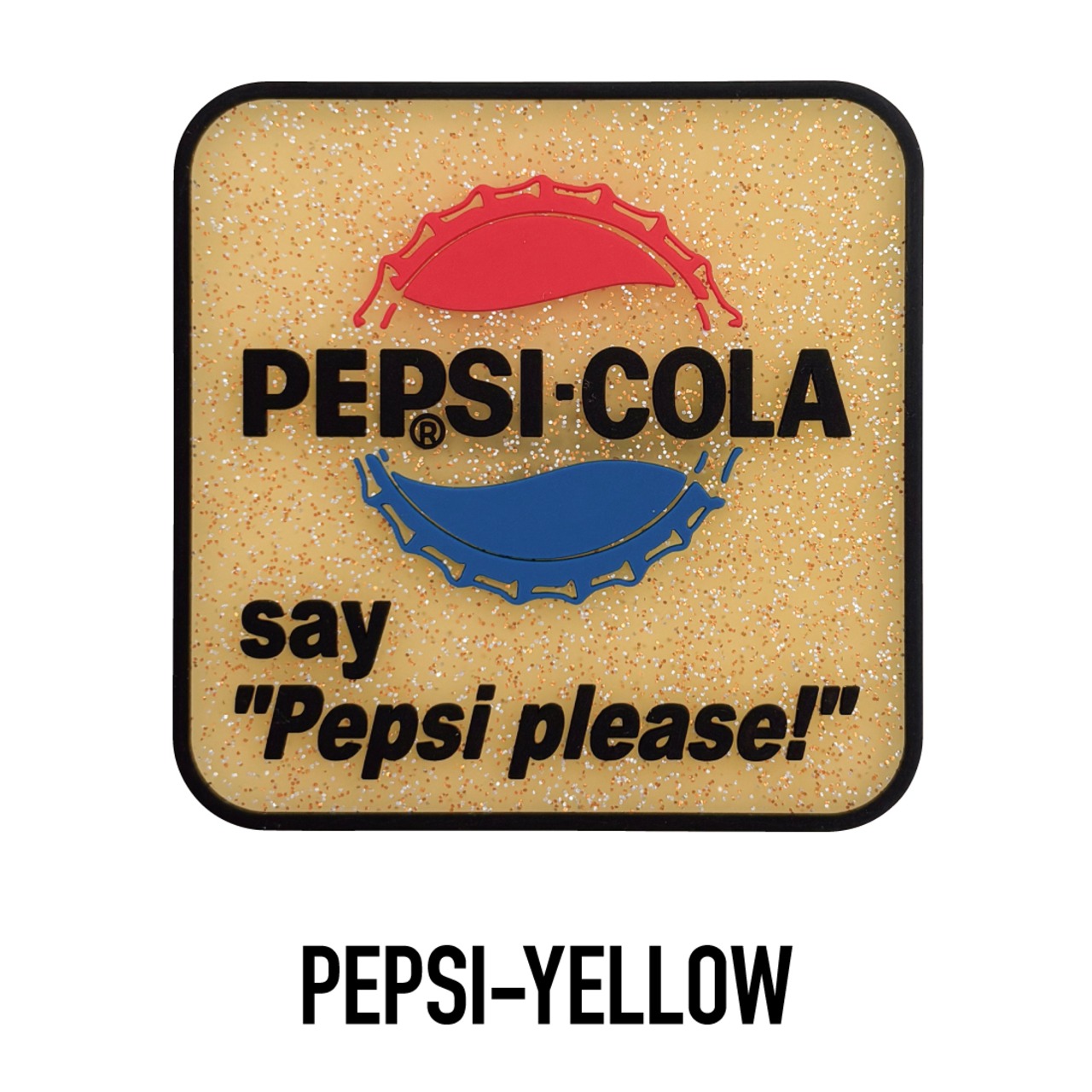 【PEPSI】ラバーコースター ラメ入りコースター