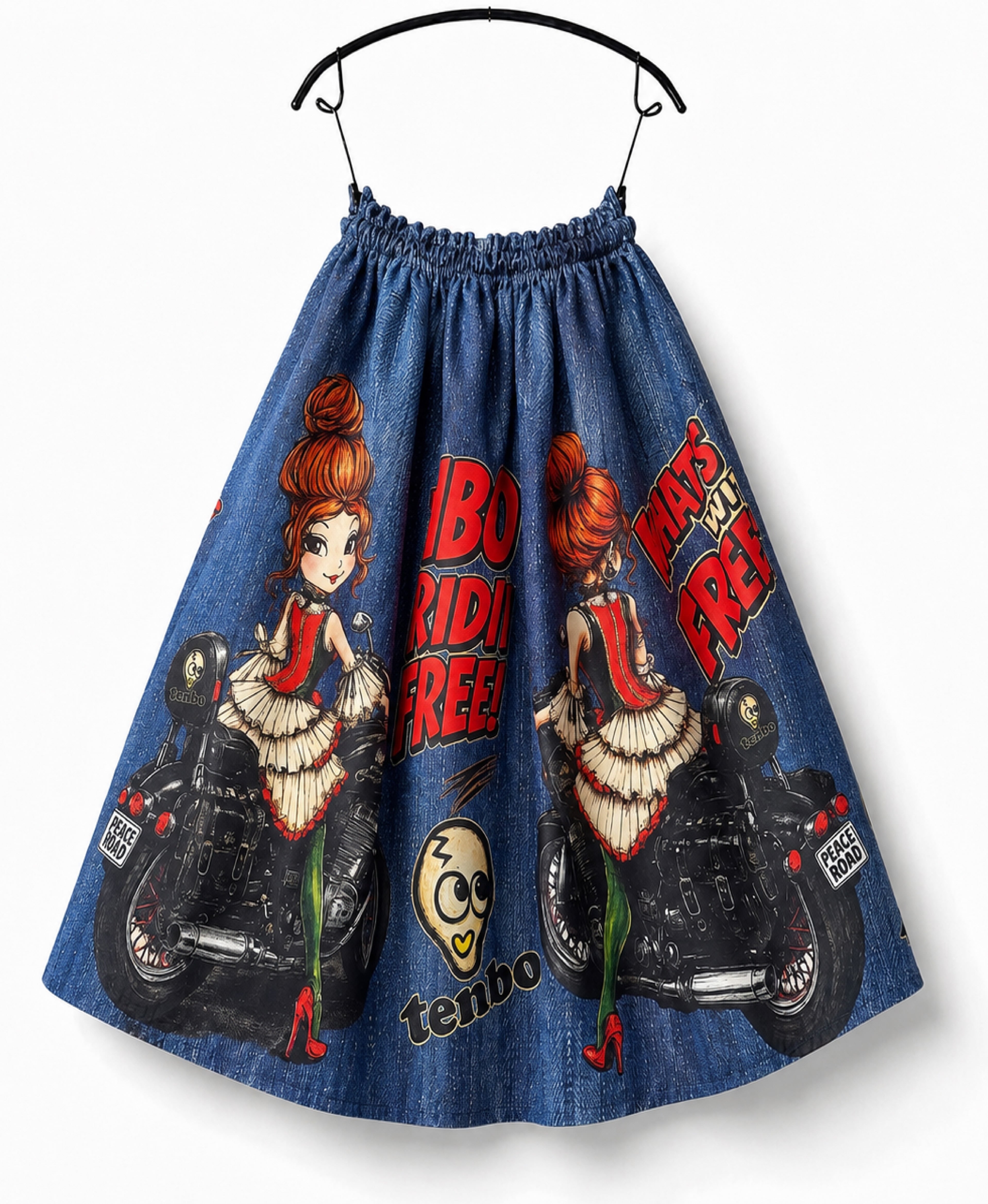 追憶 〜Rose of Peace〜 SUGIZO × tenbo プリントスカート | tenbo webshop