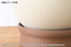 受け皿鉢(4号サイズ)｜ホワイト×レッド