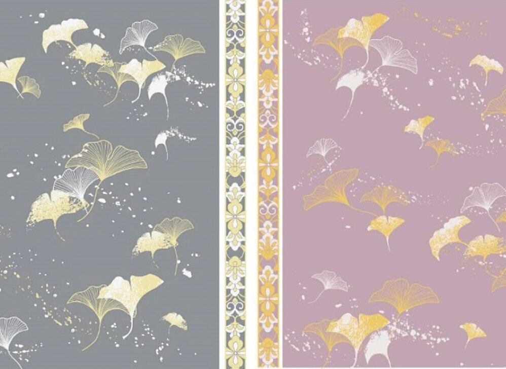 50%OFF SIZUKU ブルー＆グリーン A3（ポーセリンアート転写紙