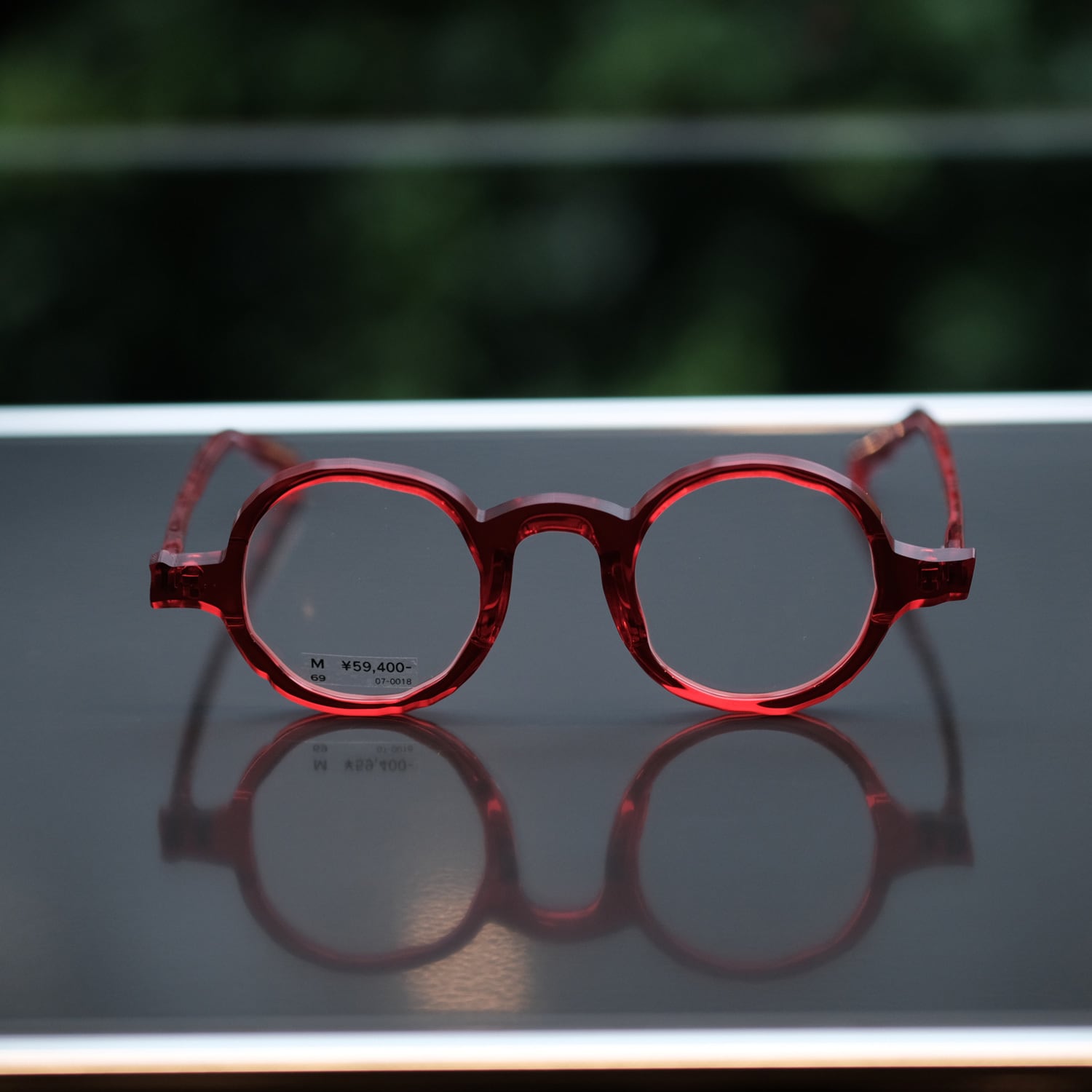 MASAHIROMARUYAMA】MM-0088 Clear Red (MEDIUM) | SEESAW SPECTACLES