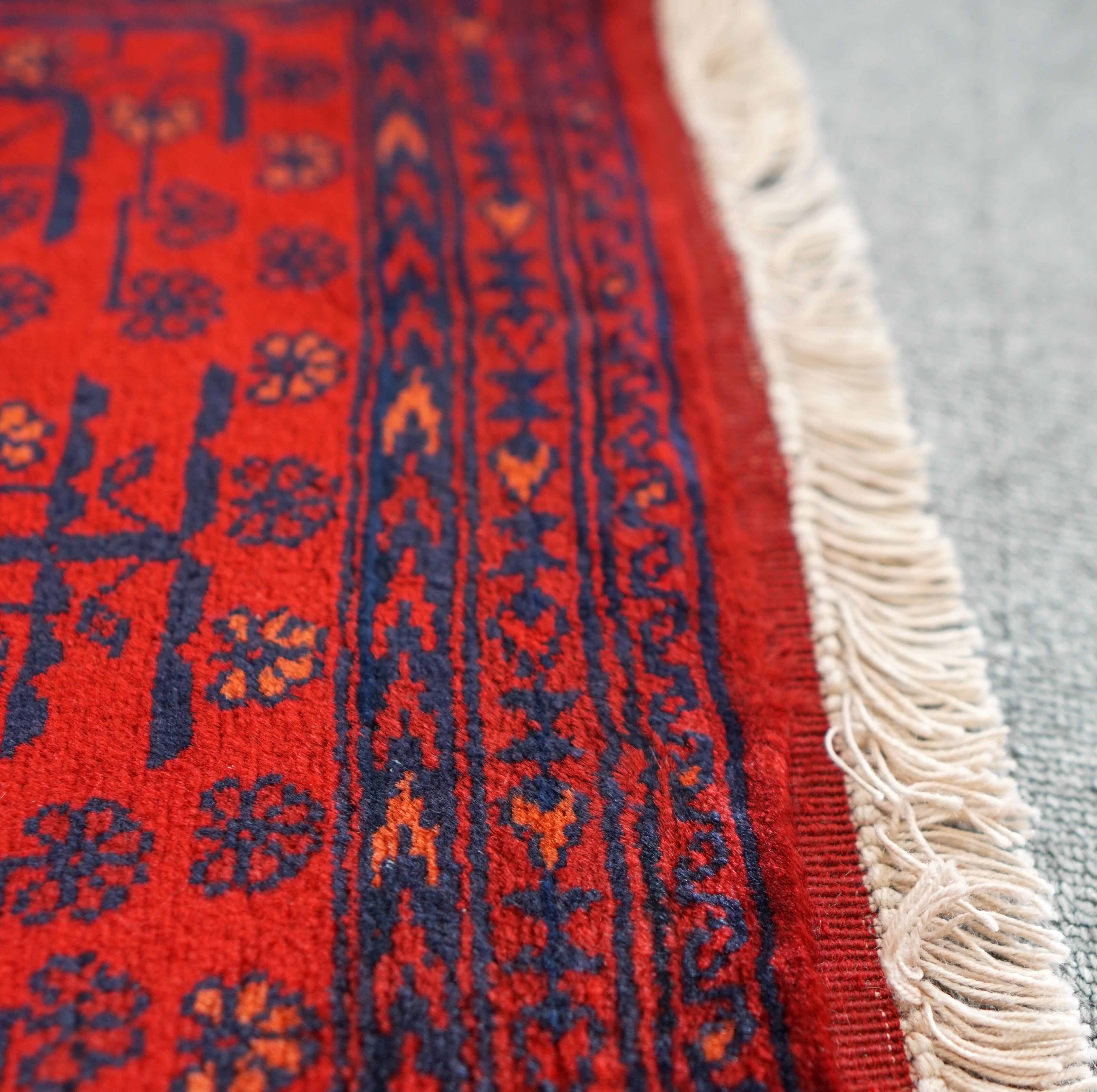 98×52cm【アフガニスタン手織り絨毯 カールモハメディ】 | Decorworks