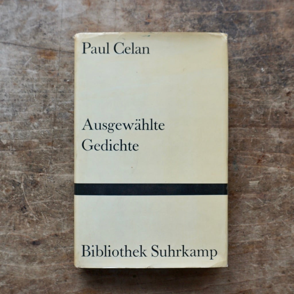 【絶版洋古書】パウル・ツェラン 　Paul Celan　Ausgewählte Gedichte 1970 Frankfurt am Main, Suhrkamp Verlag　[310194564]