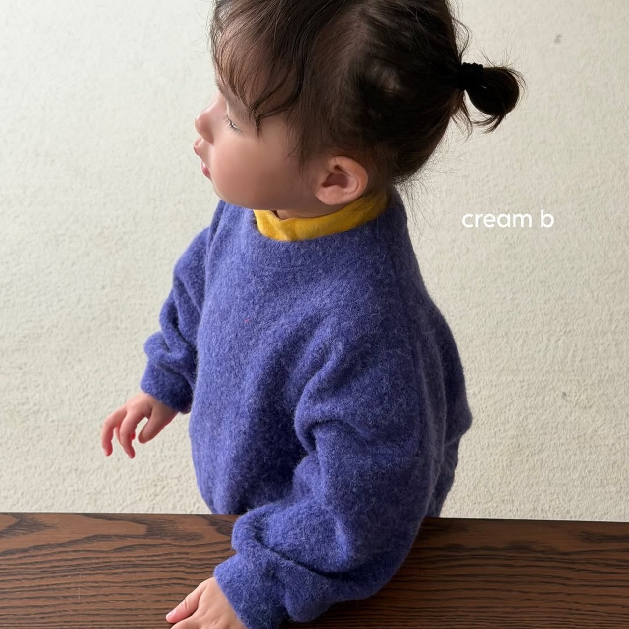 韓国子供服 / 26winter / cream bbang / ポカポカアンゴラニットTシャツ / キッズ / 冬服 *XXS~XL*