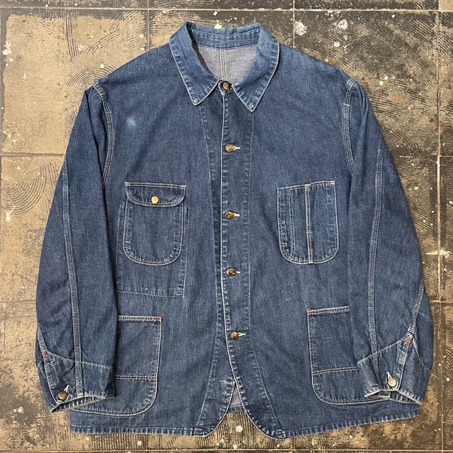 50's Denim Coveralls Sanforized Button