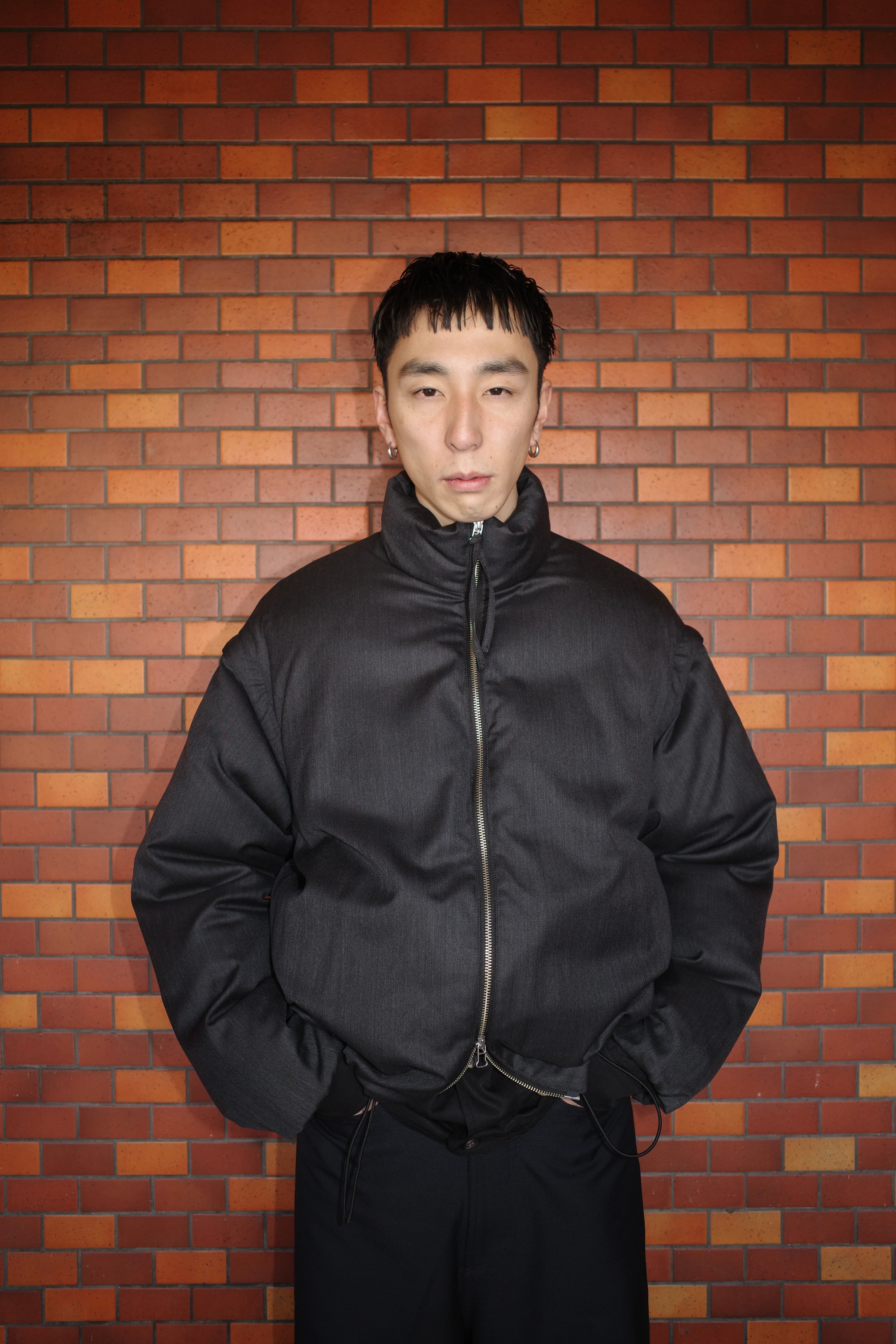 SEEALL MINIMAL DOWN JACKET CHARCOAL SAU51 DO181 | BEST PACKING STORE