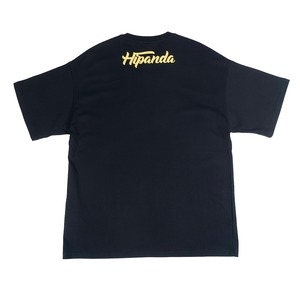 SALE【HIPANDA ハイパンダ】メンズ Tシャツ MEN'S BASEBALL PRINT BIG SIZE SHORT SLEEVED T-SHIRT / BLACK