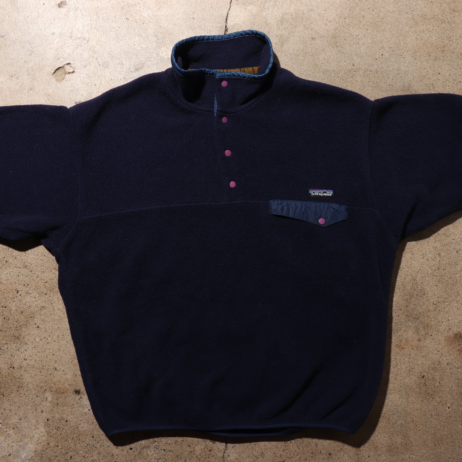 美品 L 米国製 90s ネイビー シンチラ スナップt Patagonia パタゴニア フリース synchilla | ENCOUNT  powered by BASE