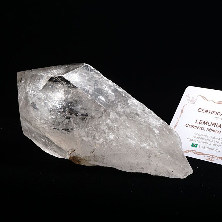 レムリアンシード 水晶 原石 ブラジル ミナスジェライス州 コリント産 証明書付属 一点物 281-157