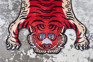 Tibetan Tiger Rug 《Sサイズ•シルク118》チベタンタイガーラグ