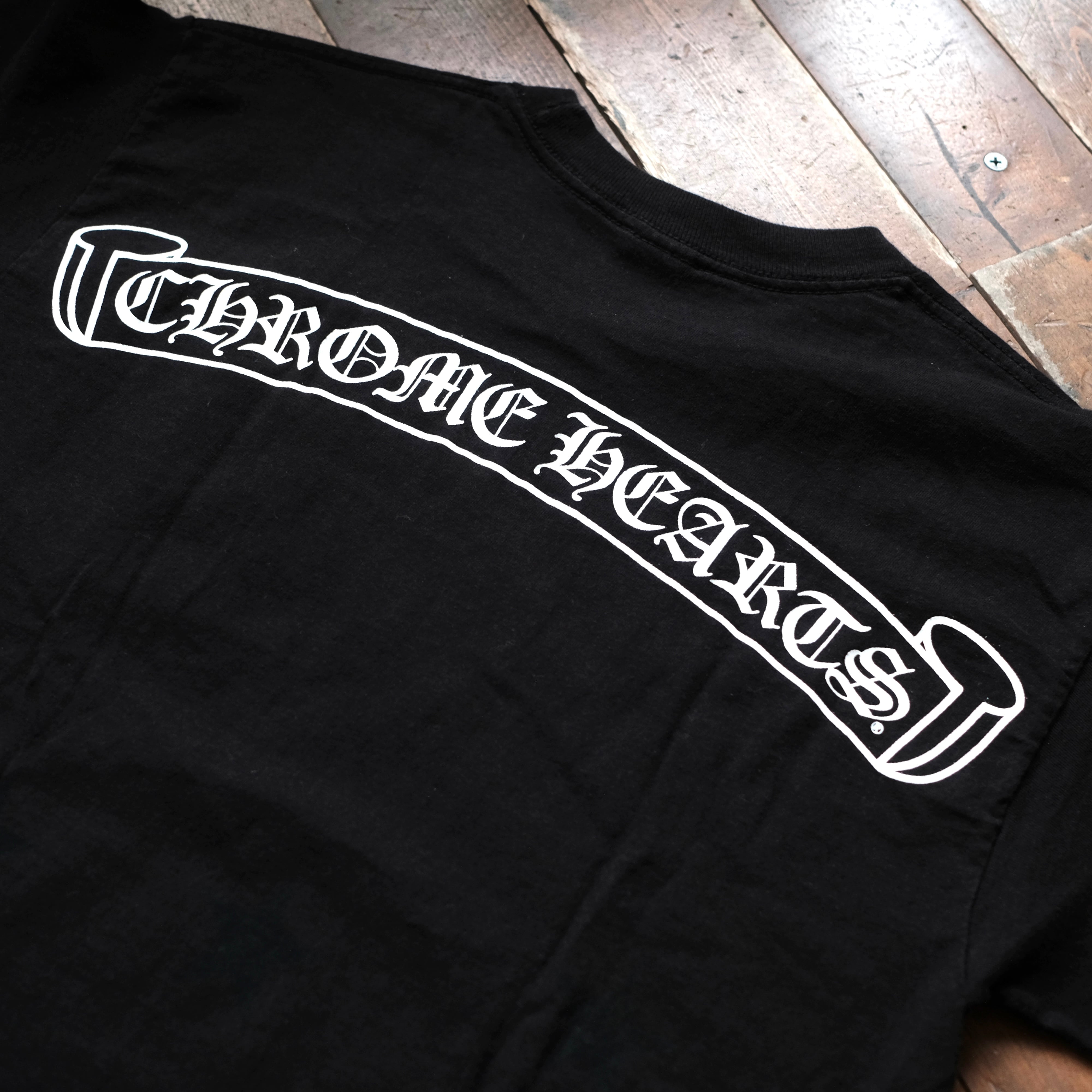CHROME HEARTS POCKET BLACK T-SHIRT | safarionline