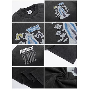 Graphic oversized street tee 1019