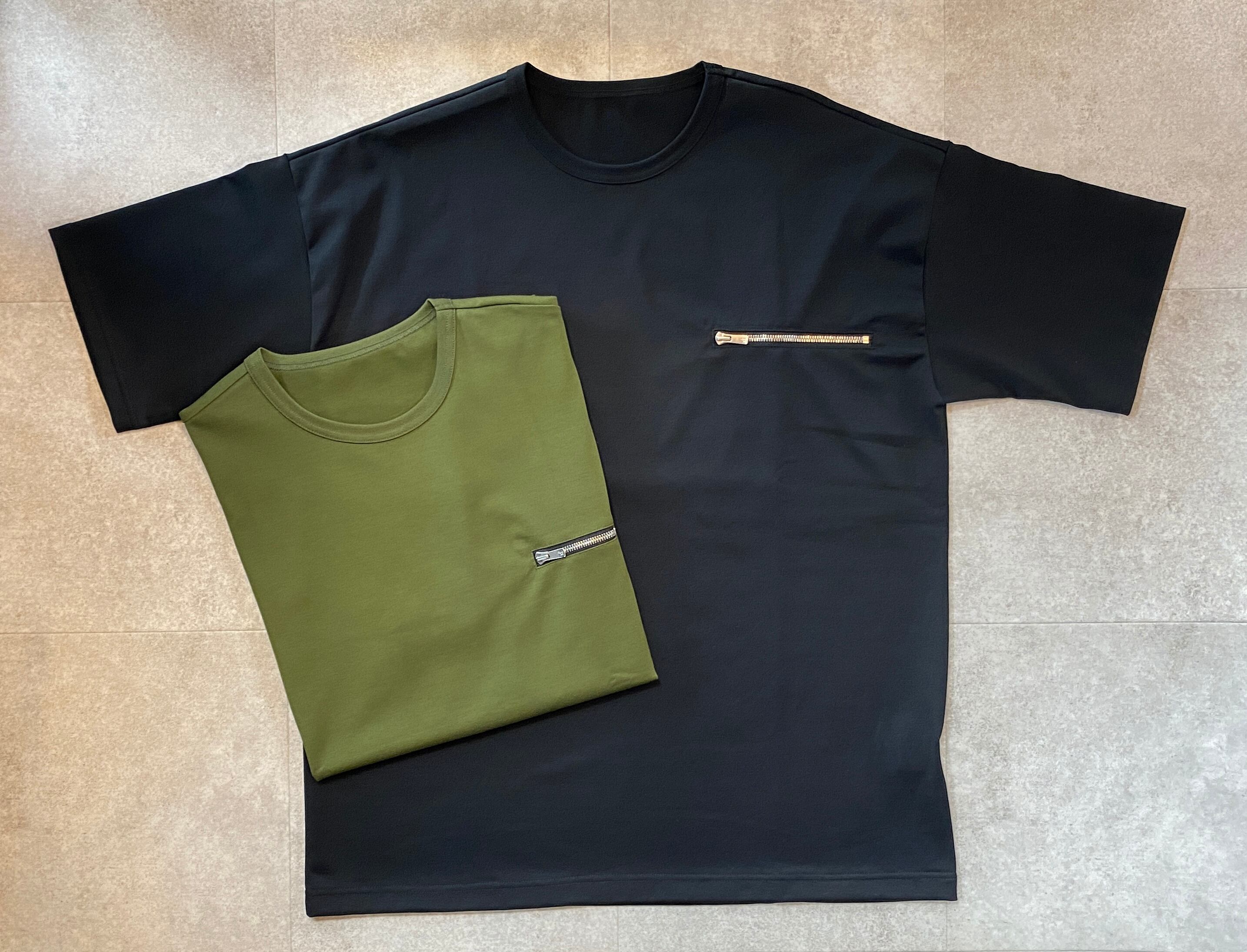 RESOUND CLOTHING - made in japan - / fastener pocket LOOSE TEE / RC24-T-007