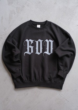 "god" sweat in black