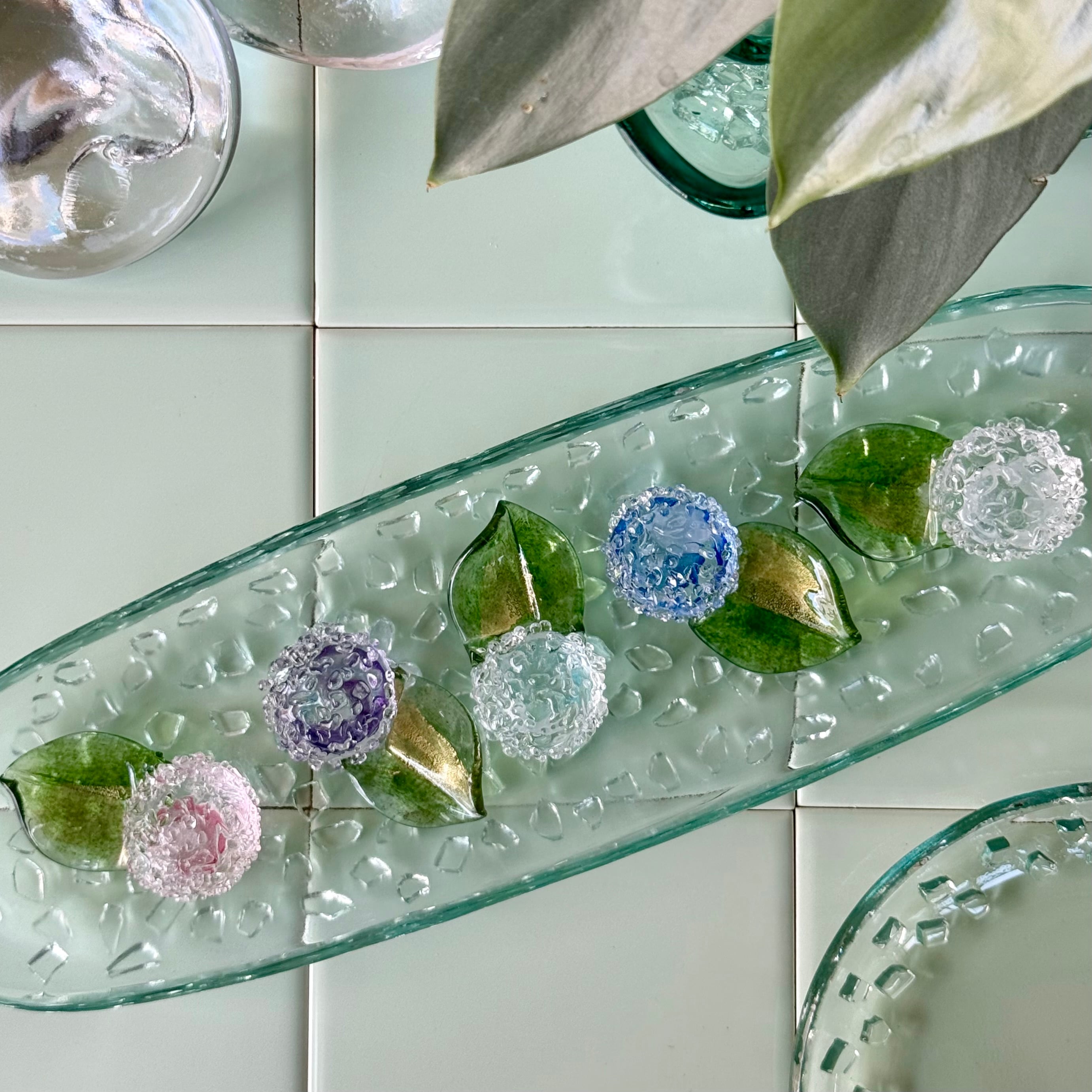 伊藤ナツキ 紫陽花（白）箸置き | Lotus roots(ロータスルーツ