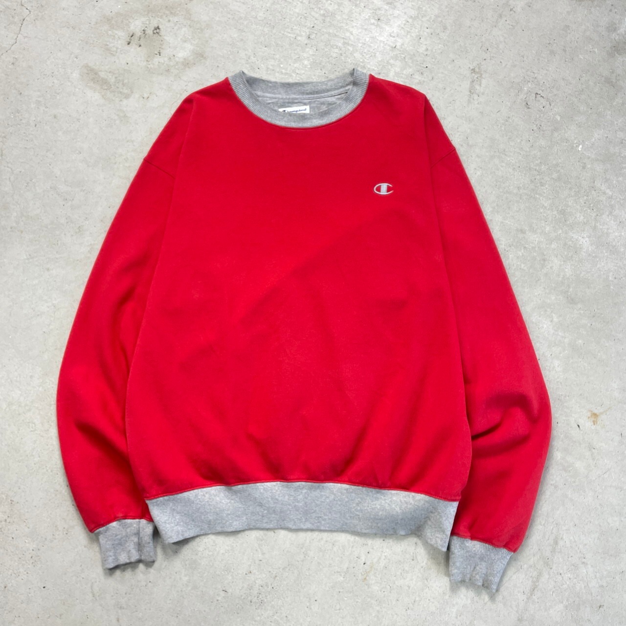 00年代 Champion ECO チャンピオン ワンポイントロゴ刺繍 スウェット 
