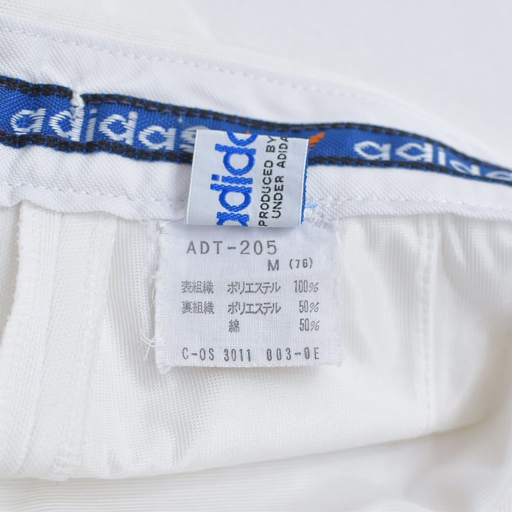 80s デサント社製 adidas アディダス トレフォイルロゴ 刺繍 テニス