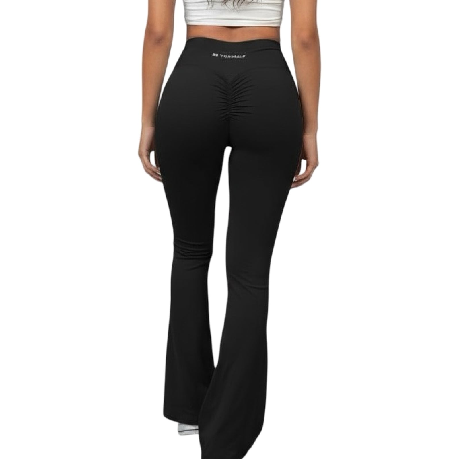 美尻フレアパンツ ブラック | Be yourself