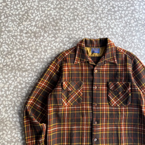 PENDLETON / 60’s Wool Board Shirt size L