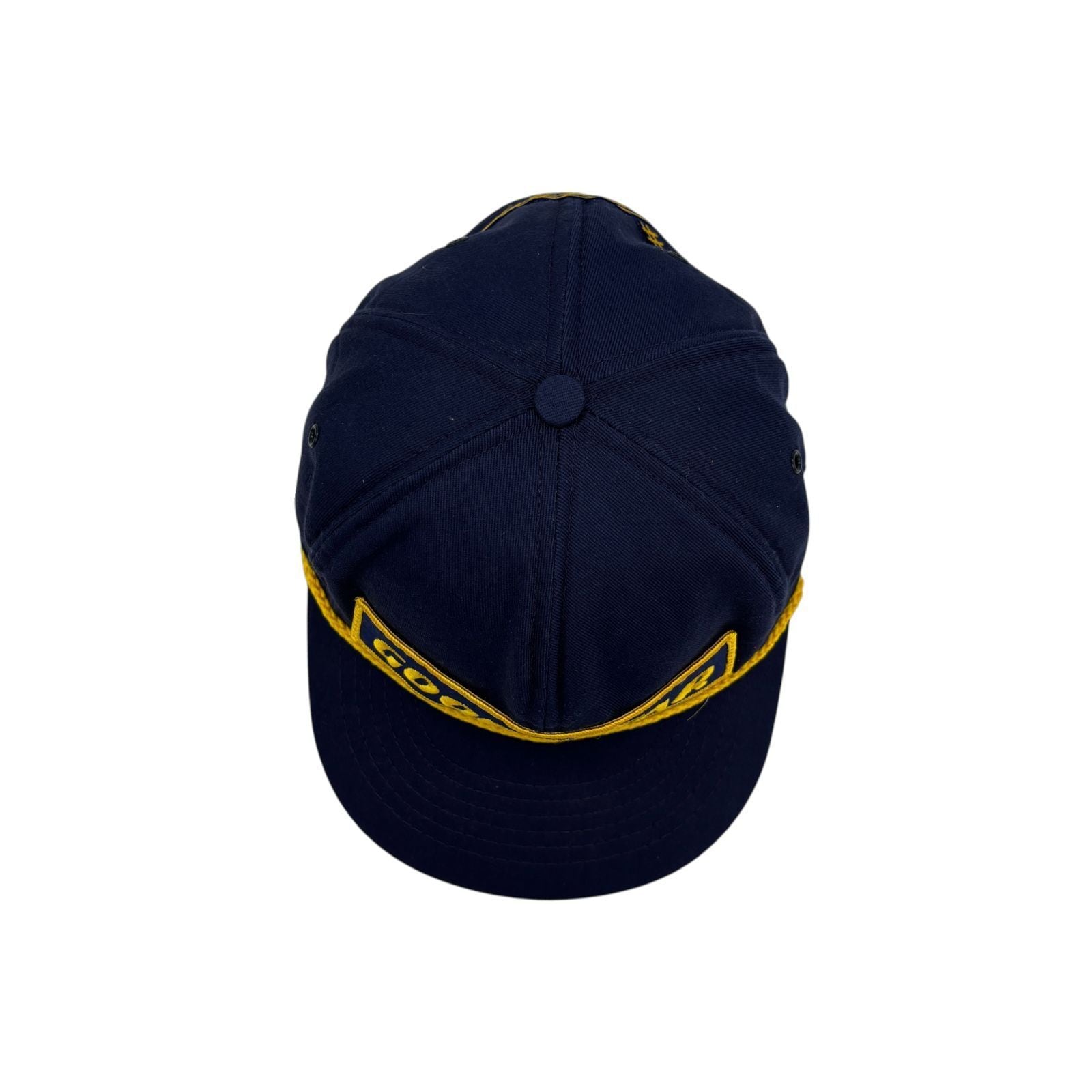 メンズ 80s GOODYEAR ビンテージワッペントラッカーキャップ