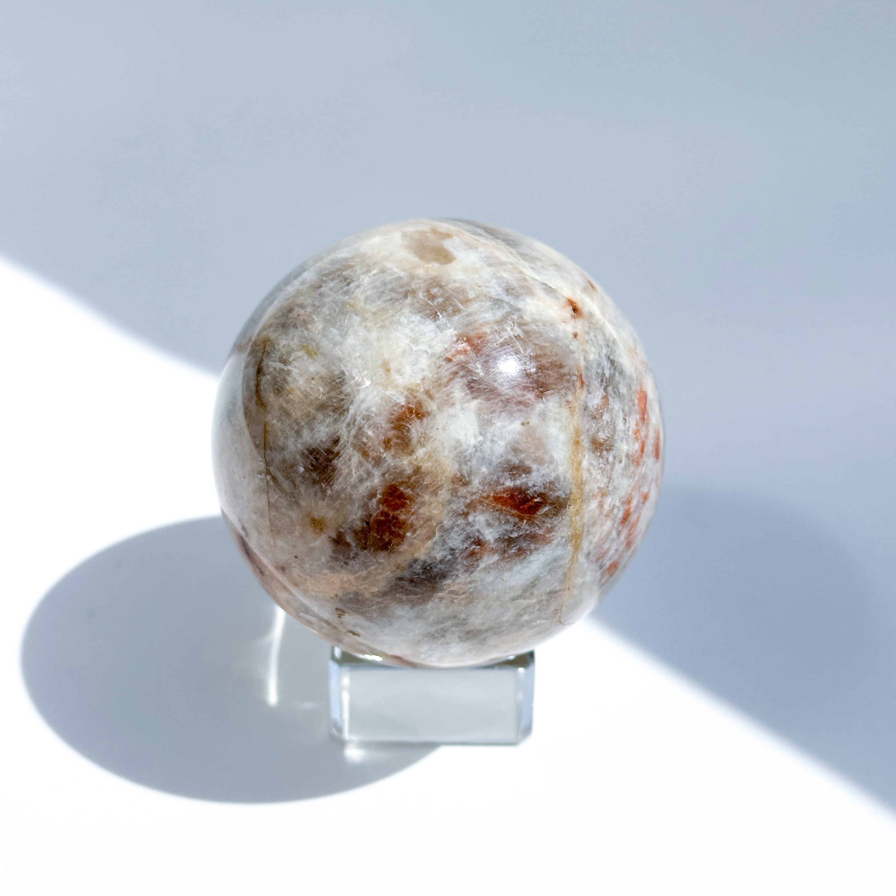 サン＆ムーンストーン スフィア（丸玉）32◇Sun & Moon Stone Sphere